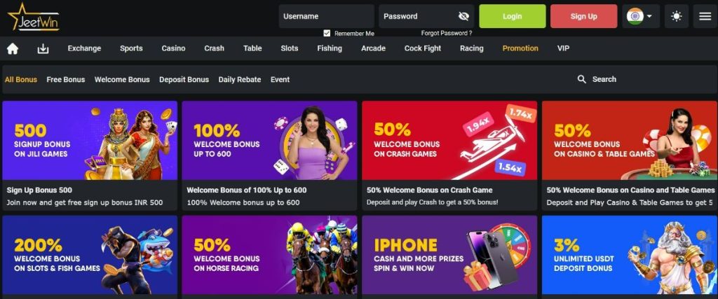 Jeetwin online casino Bangladesh – Bonuses and Promotions