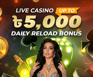 Casino 20% Daily Reload Bonus 5,000 BDT