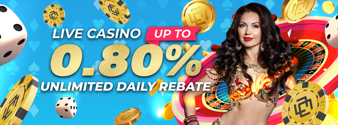 Casino 0.8% Unlimited Daily Rebate